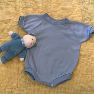 Vintage Russ rattle & onesie bundle. NWOT